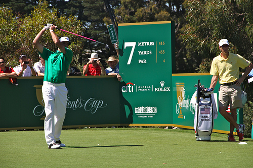 No GPS in Bubba Watson's Golf Watch photo